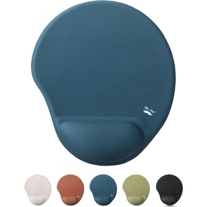 image:imageMr Pen Ergonomic Mouse Pad with Wrist Rest Grim Reader Design  Breathable Fabric with Memory Foam Cushion NonSlip Rubber Base Gel Mouse Pad with Wrist SupportNavy Blue