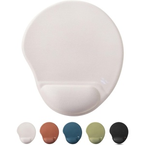 image:imageMr Pen Ergonomic Mouse Pad with Wrist Rest Grim Reader Design  Breathable Fabric with Memory Foam Cushion NonSlip Rubber Base Gel Mouse Pad with Wrist SupportBeige