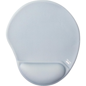 image:imageMr Pen Ergonomic Mouse Pad with Wrist Rest Grim Reader Design  Breathable Fabric with Memory Foam Cushion NonSlip Rubber Base Gel Mouse Pad with Wrist SupportLight Gray