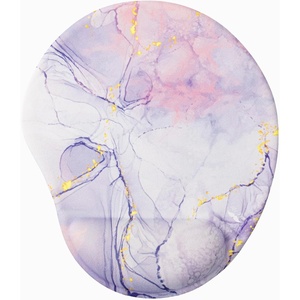image:imageMr Pen Ergonomic Mouse Pad with Wrist Rest Grim Reader Design  Breathable Fabric with Memory Foam Cushion NonSlip Rubber Base Gel Mouse Pad with Wrist SupportPink Marble Luxe