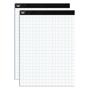 image:imageMr Pen Graph Paper pads 85 x 11 Inches 2 Pack 55 SheetsPack  2x2 2 Squares Per Inch Blueprint Grid Paper Pads 85 x 11 Math Notebook