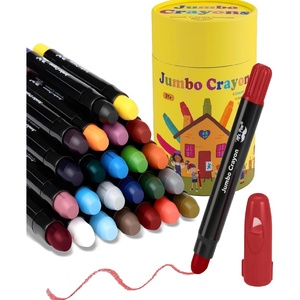 image:imageMr Pen Jumbo Twistable Crayons 24 Pack Multicolor  NonToxic Washable Crayons
