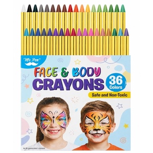 image:imageMr Pen Kids Face Paint Sticks 36Colors Face Paint for Kids  Face Paint Crayons Face Paint Stick Face Crayons Face Paint Pens