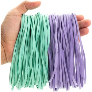 image:imageMr Pen Large Rubber Bands 7 Inch 100 Pack  Heavy Duty Rubber Band for File Folders Trash Can Office SuppliesPurple and Green