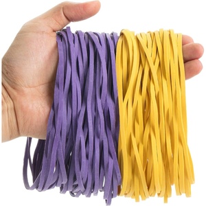 image:imageMr Pen Large Rubber Bands 7 Inch 100 Pack  Heavy Duty Rubber Band for File Folders Trash Can Office SuppliesPurple and Yellow