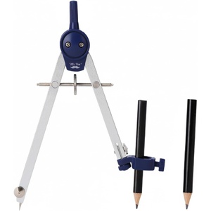 image:imageMr Pen Metal Geometry Compass CenterWheel Design  Precision Drafting Compass with Pencil for School amp Technical Drawing Draws Circles up to 11 Inches DiameterSilver