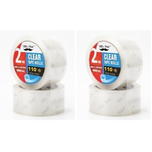 image:imageMr Pen Packing Tape 8 Pack 2 Inch Wide 60 Yards Clear  Heavy Duty Packing Tape for Shipping Packaging Moving and Storage2 Wide  60 Yards  19 mil Pack of 2