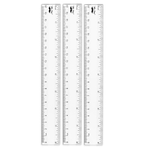 image:imageMr Pen Plastic Ruler 8 Inch 3 Pack EasytoRead Markings  ScratchResistant Design Durable Clear Rulers for Crafting Office amp School School Supplies