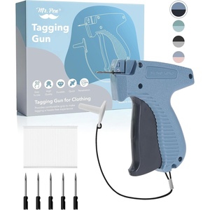 image:imageMr Pen Price Tagging Gun Hangtag Attacher with 1008 Barbs  2 Long Barbs Fasteners and 5 Needles Cream amp Navy Blue Retail Pricing Tag Gun for Stores Consignment Garage Yard SaleBlue  Black