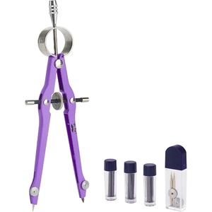 image:imageMr Pen Professional Compass for Geometry Extra Lead  Metal Compass Drawing Tool for Students Drafting and Engineering Technical Drawings Circles and Geometry ProjectsPurple