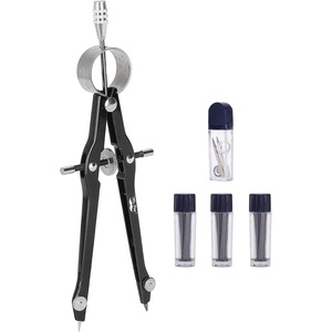 image:imageMr Pen Professional Compass for Geometry Extra Lead  Metal Compass Drawing Tool for Students Drafting and Engineering Technical Drawings Circles and Geometry ProjectsBlack