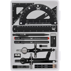 image:imageMr Pen Professional Geometry Set 15 pcs Drafting Tools with Protractor  Compass Metal Ruler Triangles Pens amp Pencils Complete Geometry amp Drafting Kit for Architects Engineers amp StudentsBlack