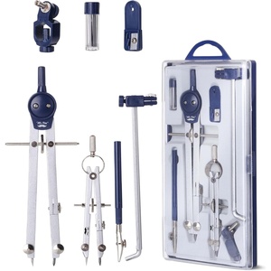 image:imageMr Pen Professional Metal Compass Set 7 pcs  Precision Drafting Compass with Extension Leg Pencil Holder Extra Lead amp Needles Geometry Tool for Drawing Circles Math7 pcs Geometry Tool Set