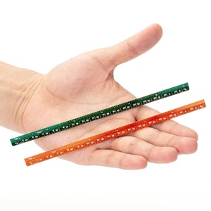 image:imageMr Pen Small Architectural Scale Ruler Aluminium 6 Inch 2 Pack  Black and Blue Pocket Size Ruler Triangle Ruler Metal Ruler Set Architect Scale Ruler for BlueprintsB Green  Orange