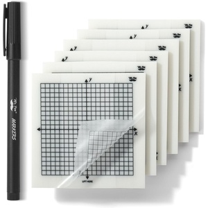 image:imageMr Pen Transparent Graph Sticky Notes 3x3 Inch 6 Pads 50 SheetsPad  6 Grid Designs Square Graph Paper Notes amp Fineliner Waterproof Grid Sticky Note Pads for Math Study Journals Planners3x3 inches