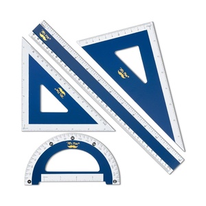 image:imageMr Pen Wooden Geometry Set 4 Pack 8 3060 Set Square  55 4590 Set Square 6 Protractor amp 12 Ruler for Classroom Use Math Drafting Technical Drawing amp Architecture