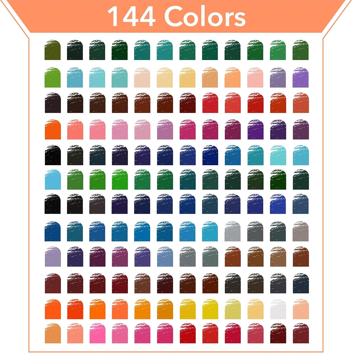 image:imageMr Pen Colored Pencils 144 Pack Color Pencil Set Color Pencils