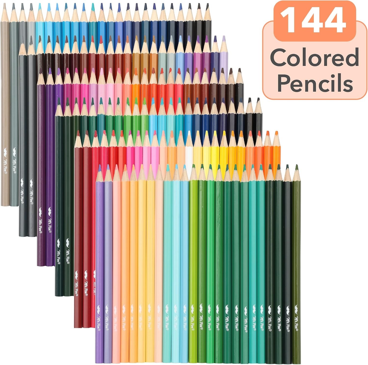 image:imageMr Pen Colored Pencils 144 Pack Color Pencil Set Color Pencils