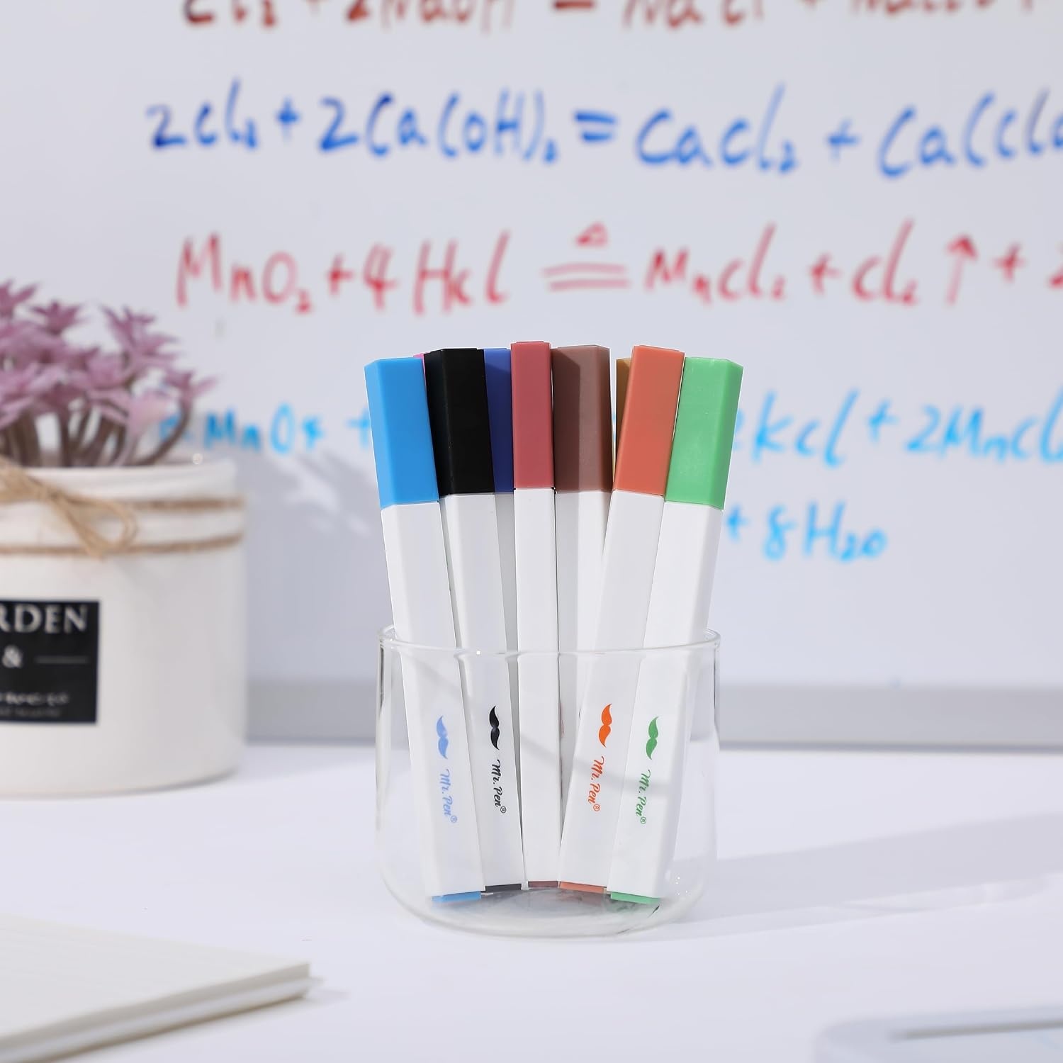 image:imageMr Pen Dry Erase Markers Chisel Tip 12 Pack Vibrant Colors  White Board Markers Dry Erase Chisel Tip Markers Whiteboard Markers Dry Erase Pens
