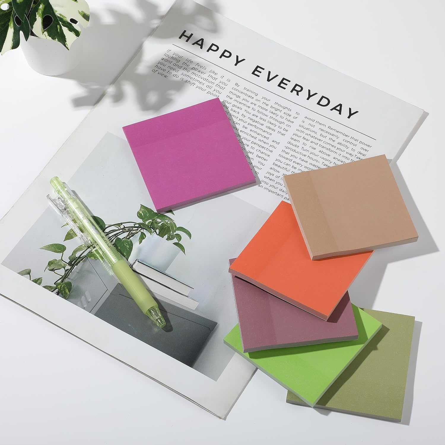 image:imageMr Pen Sticky Notes 3x3 12 Pads 600 Sheets Assorted Colors  Sticky Notes Bulk SelfStick Note Pads Perfect for Office School Home Study amp Organization