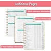 image:image2026 Planner Weekly and Monthly Calendar Planner for Women  Jan 2026  Dec 2026 Hardcover Planning Agenda book Spiral Bound Inner Pocket 63 x 85Garden Mint