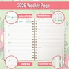 image:image2026 Planner Weekly and Monthly Calendar Planner for Women  Jan 2026  Dec 2026 Hardcover Planning Agenda book Spiral Bound Inner Pocket 63 x 85Garden Mint