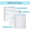 image:image2026 Planner Weekly and Monthly Calendar Planner for Women  Jan 2026  Dec 2026 Hardcover Planning Agenda book Spiral Bound Inner Pocket 63 x 85Marble Blue