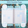 image:image2026 Planner Weekly and Monthly Calendar Planner for Women  Jan 2026  Dec 2026 Hardcover Planning Agenda book Spiral Bound Inner Pocket 63 x 85Marble Blue