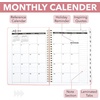 image:imageMr Pen 20262027July 2026  June 2027  Weekly amp Monthly Calendar Notebook Blush Hardcover Spiral Bound with Tabs and Inner Pocket A5 63 x 85