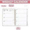 image:imageMr Pen 20262027July 2026  June 2027  Weekly amp Monthly Calendar Notebook Green Hardcover Spiral Bound with Tabs and Inner Pocket A5 63 x 85