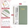 image:imageMr Pen 20262027July 2026  June 2027  Weekly amp Monthly Calendar Notebook Green Hardcover Spiral Bound with Tabs and Inner Pocket A5 63 x 85