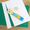 image:imageMr Pen 45mm Rotary Cutter with 1 Extra Blade Ergonomic Handle  Rotary Cutter for Fabric Fabric Cutter Fabric Cutter Wheel Fabric Rotary Cutter Rotary Cutting Tool Rotary Fabric Cutter