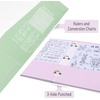 image:imageMr Pen 4Pocket Folders 4 Pack 125 x 95 Pastel Colors  TearResistant Paper Folders with Pockets 3 Holes Punched High CapacityPastel