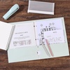 image:imageMr Pen 4Pocket Folders 4 Pack 125 x 95 Pastel Colors  TearResistant Paper Folders with Pockets 3 Holes Punched High CapacityPastel