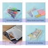 image:imageMr Pen A5 Plastic Binder Pockets 8 Pieces 6 Ring Binder Holes 8 Pcs Clear Envelopes for Cash Money Organizer Lightweight Easy to Carry  Clear Money Envelopes for Cash Binder Zipper Pouch Cash Envelope Binder Money Organizer Clear Zipper Pouches