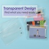 image:imageMr Pen A5 Plastic Binder Pockets 8 Pieces 6 Ring Binder Holes 8 Pcs Clear Envelopes for Cash Money Organizer Lightweight Easy to Carry  Clear Money Envelopes for Cash Binder Zipper Pouch Cash Envelope Binder Money Organizer Clear Zipper Pouches
