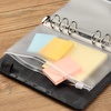 image:imageMr Pen A6 Binder Pockets 8 Pack 6 Holes  Clear Zipper Folders for Budgeting Cash Envelopes and Document Organization