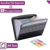 image:imageMr Pen Accordion File Organizer 13 Pockets Black  Expanding File Folder with Sticky Labels Accordion File Folder Document Organizer Accordion Folder Organizer