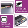 image:imageMr Pen Accordion File Organizer 13 Pockets Black  Expanding File Folder with Sticky Labels Accordion File Folder Document Organizer Accordion Folder Organizer