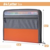 image:imageMr Pen Accordion File Organizer 13 Pockets Orange  Letter A4 Paper Document Accordion Folder Expanding File Folder with Sticky Labels Accordion File Folder Document Organizer