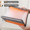 image:imageMr Pen Accordion File Organizer 13 Pockets Orange  Letter A4 Paper Document Accordion Folder Expanding File Folder with Sticky Labels Accordion File Folder Document Organizer