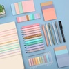 image:imageMr Pen Aesthetic Book Annotation Kit 38 pcs  12 No Bleed Aesthetic Highlighters 5 Gel Pens Black Ink 700 Transparent Sticky Notes amp Tabs for Study Bible JournalingEarthy Dream