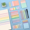 image:imageMr Pen Aesthetic Book Annotation Kit 38 pcs  12 No Bleed Aesthetic Highlighters 5 Gel Pens Black Ink 700 Transparent Sticky Notes amp Tabs for Study Bible JournalingSoft Delight