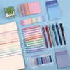 image:imageMr Pen Aesthetic Book Annotation Kit 38 pcs  12 No Bleed Aesthetic Highlighters 5 Gel Pens Black Ink 700 Transparent Sticky Notes amp Tabs for Study Bible JournalingOuter Space