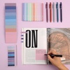 image:imageMr Pen Aesthetic Book Annotation Kit 38 pcs  12 No Bleed Aesthetic Highlighters 5 Gel Pens Black Ink 700 Transparent Sticky Notes amp Tabs for Study Bible JournalingOuter Space