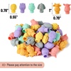 image:imageMr Pen Animal Pencil Top Eraser 60 Pack 6 Assorted Styles  Colorful Cute Animal Designs LatexFree NonToxic Cap Pencil Erasers for Kids TeachersMorandi
