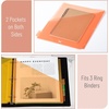 image:imageMr Pen Binder Dividers with Pockets and Tabs 16 Pack Colorful  3 Ring Binder Dividers with Tabs and Pockets on Both SidesCitrus Fresh