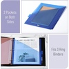 image:imageMr Pen Binder Dividers with Pockets and Tabs 16 Pack Colorful  3 Ring Binder Dividers with Tabs and Pockets on Both SidesCoastal Sunrise