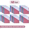 image:imageMr Pen Binder Dividers with Pockets and Tabs 16 Pack Colorful  3 Ring Binder Dividers with Tabs and Pockets on Both SidesElemental