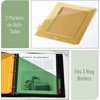 image:imageMr Pen Binder Dividers with Pockets and Tabs 16 Pack Colorful  3 Ring Binder Dividers with Tabs and Pockets on Both SidesFloral Meadow